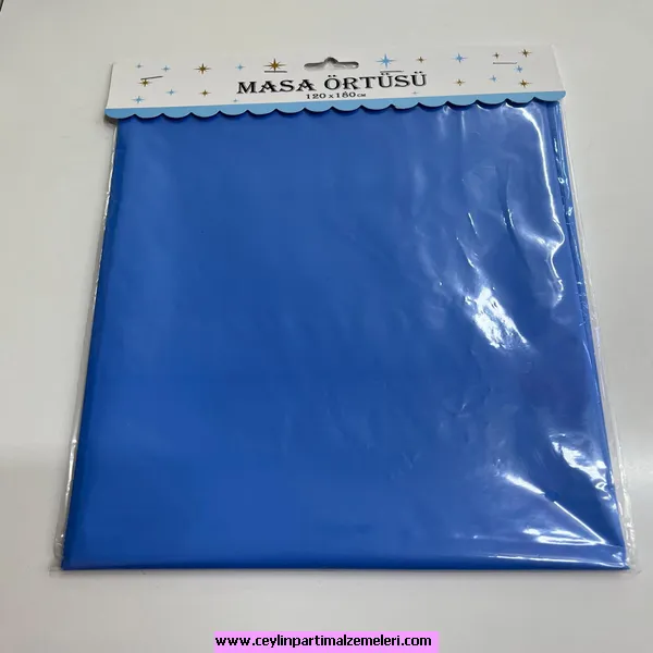 Mavi Lüks Masa Örtüsü